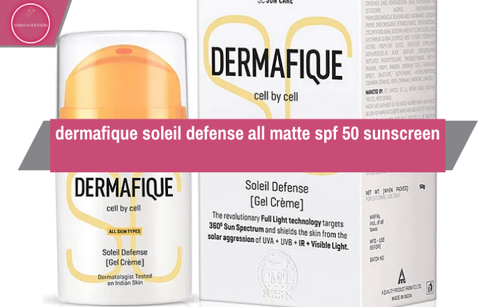 dermafique soleil defense all matte spf 50 sunscreen