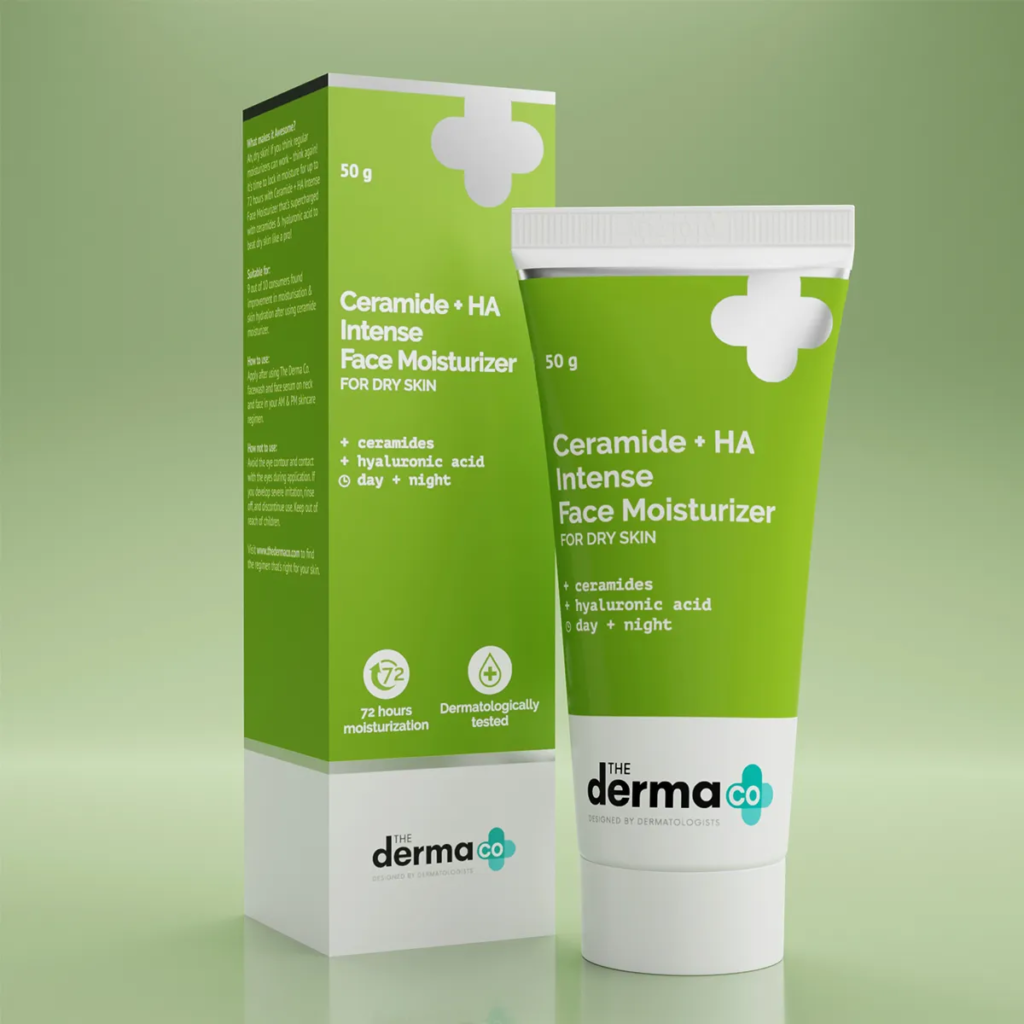 The Derma Co Ceramide + HA Intense Moisturizer Review 