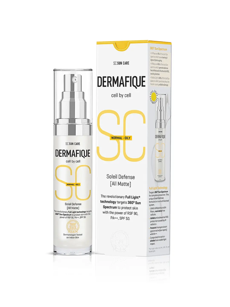 Dermafique Soleil Defense All Matte SPF 50 Sunscreen