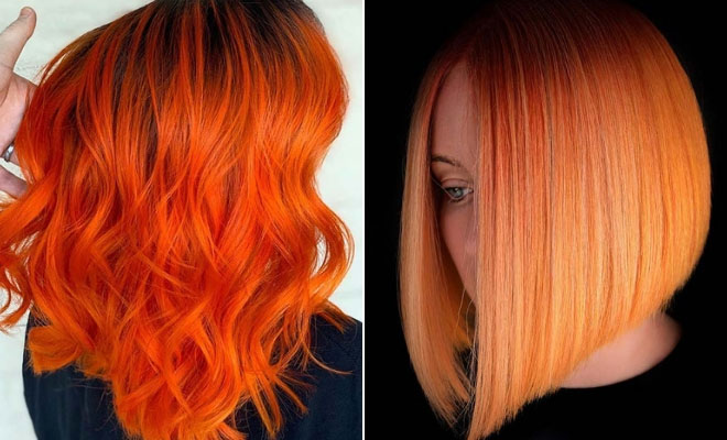 Pumpkin Spice Color Hair